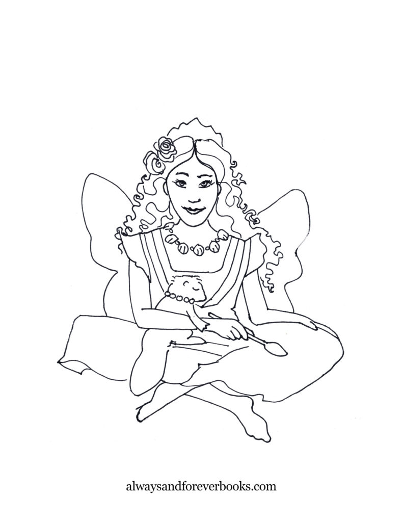 Aqua Swims Away Coloring Page