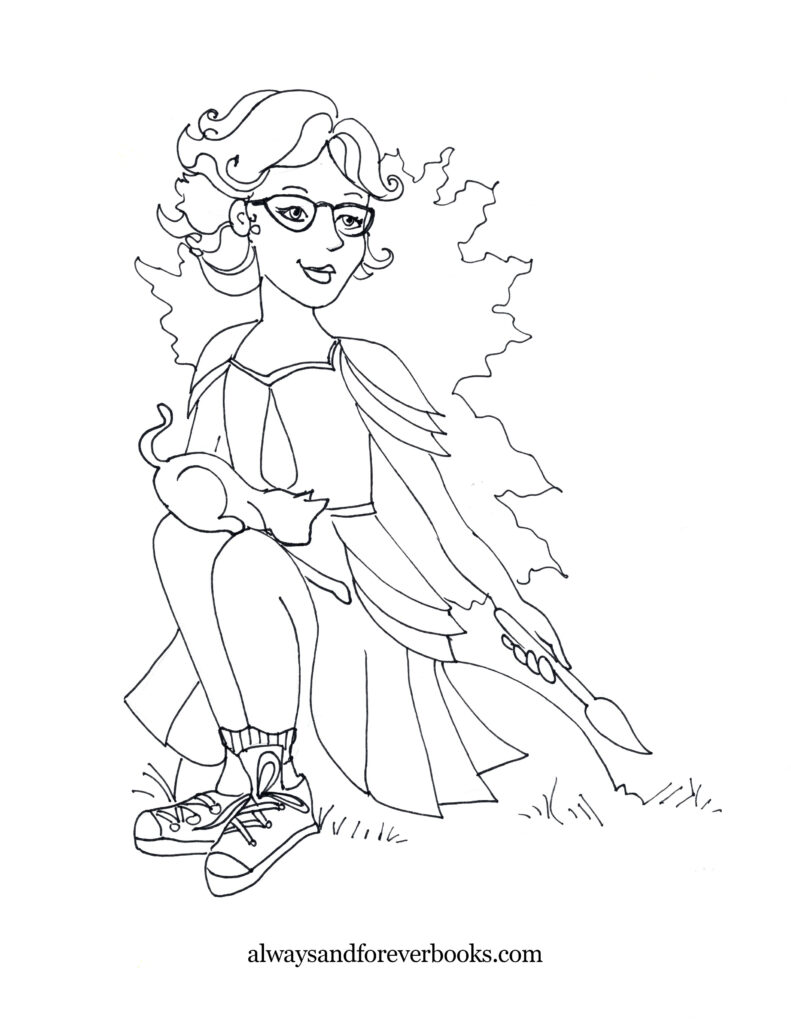 Dew Falls Lightly Coloring Page