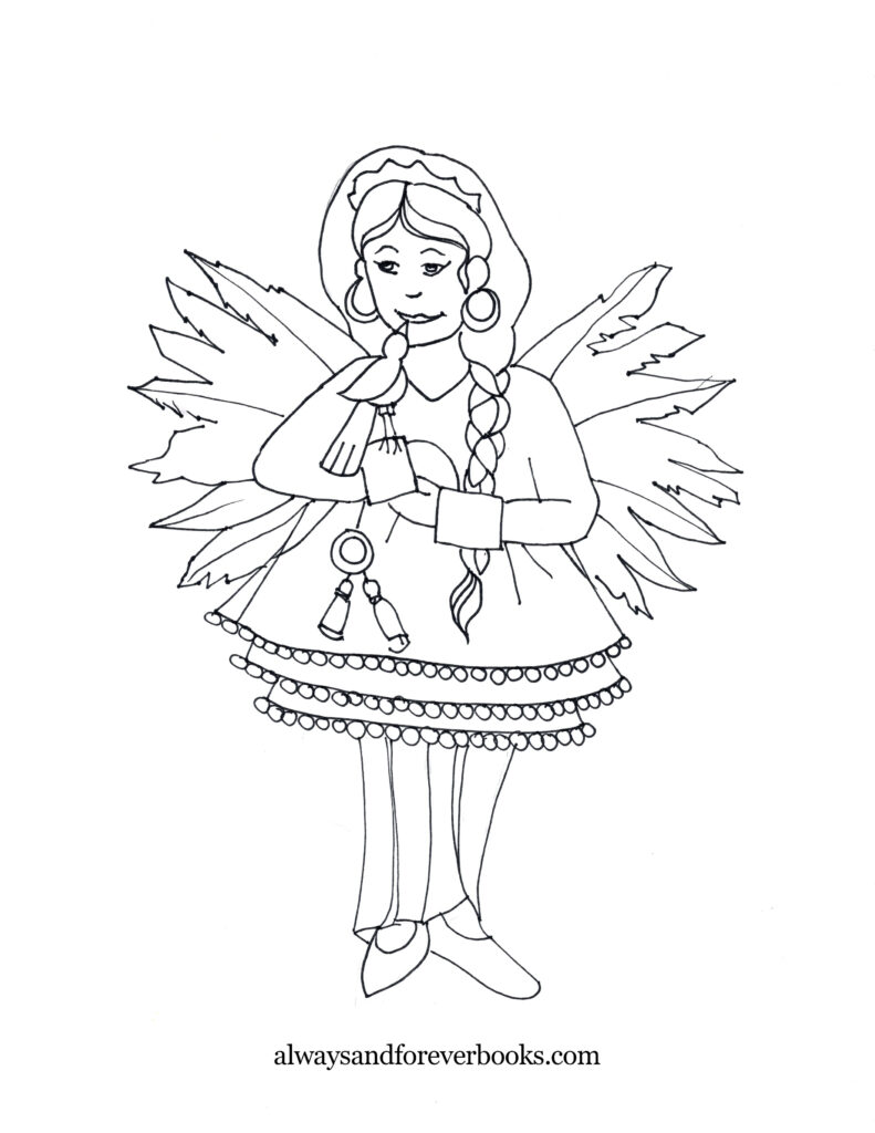 Peep Ruffles Feathers Coloring Page